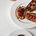 Pain perdu fruit chocolat et compote