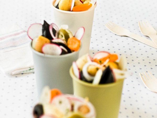 Salade de pâtes et légumes du marché / Pic-nic champêtre