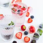 Glaçons de fruits frais et virgin mojito express