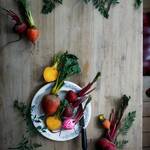Houmous de betterave chioggia jaunes et roses