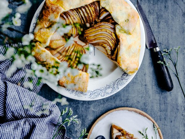 Tarte rustique – poire & pomme
