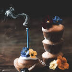 Muffins citron-gingembre-pomme et miel