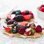 Gaufrettes fines et fruits frais – Pic nic champêtre