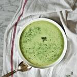 Soupe verte printanière détox