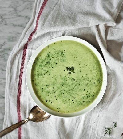 Soupe verte printanière détox
