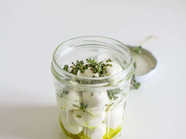 mozzarella aromatisée