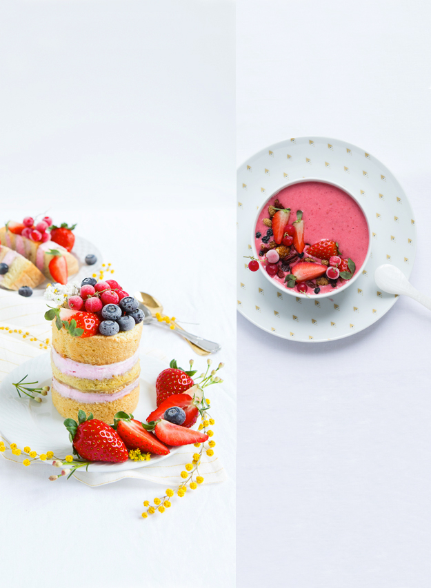 fraise-layer-cake-x-smoothie-bowl