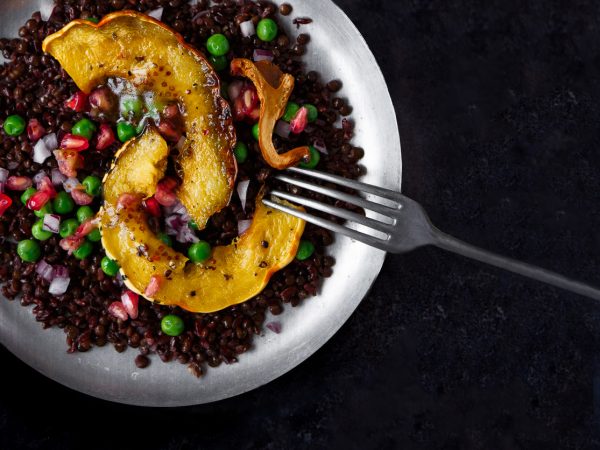 Salade veggie de Courges Patidou rôties {sweet dumpling}