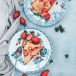Scones aux fraises et flocons d’avoine