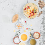 Houmous parfumé à l’écorce de citron confite